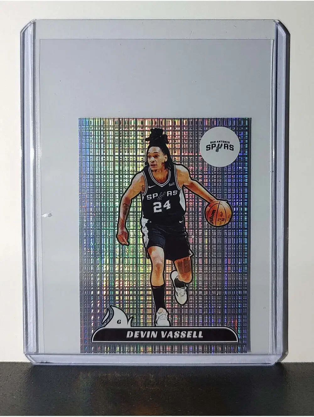 Devin Vassell 2024-25 Panini NBA #474 Foil Sticker Card San Antonio Spurs